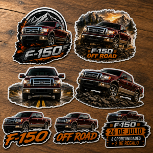 Pack 6 Stikers (Mas dos de Regalo)